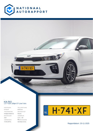 Afbeelding van het Nationaal Autorapport