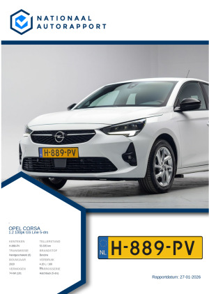 Afbeelding van het Nationaal Autorapport