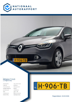 Afbeelding van het Nationaal Autorapport