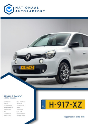 Afbeelding van het Nationaal Autorapport