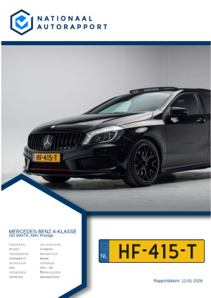 Afbeelding van het Nationaal Autorapport