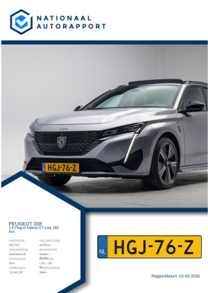 Afbeelding van het Nationaal Autorapport