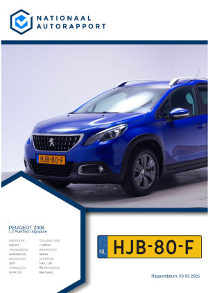 Afbeelding van het Nationaal Autorapport