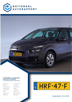 Afbeelding van het Nationaal Autorapport