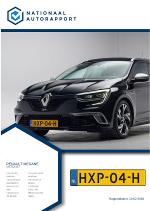 Afbeelding van het Nationaal Autorapport