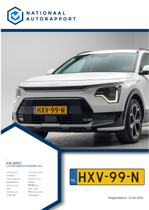 Afbeelding van het Nationaal Autorapport