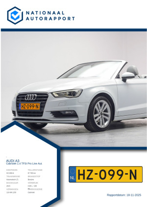 Afbeelding van het Nationaal Autorapport