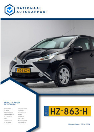 Afbeelding van het Nationaal Autorapport