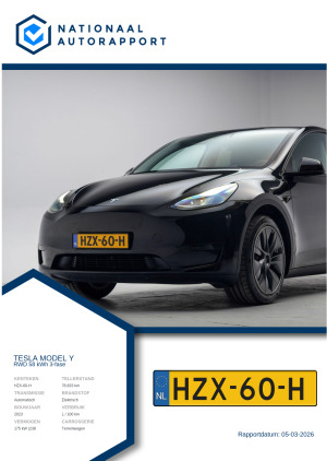 Afbeelding van het Nationaal Autorapport