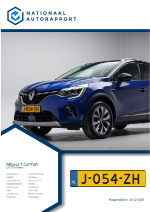 Afbeelding van het Nationaal Autorapport