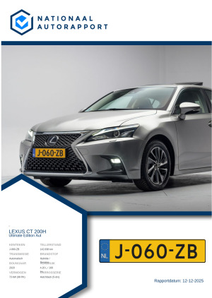 Afbeelding van het Nationaal Autorapport