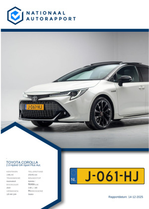 Afbeelding van het Nationaal Autorapport