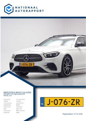 Afbeelding van het Nationaal Autorapport