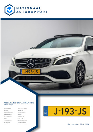 Afbeelding van het Nationaal Autorapport