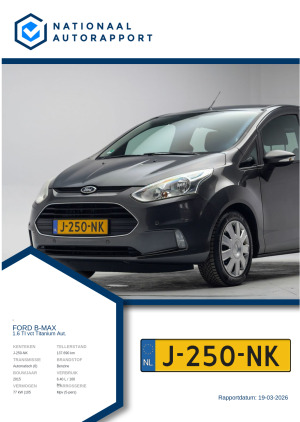 Afbeelding van het Nationaal Autorapport