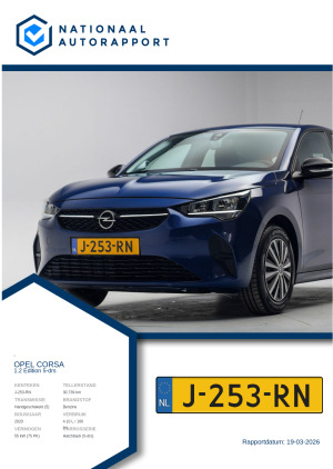 Afbeelding van het Nationaal Autorapport