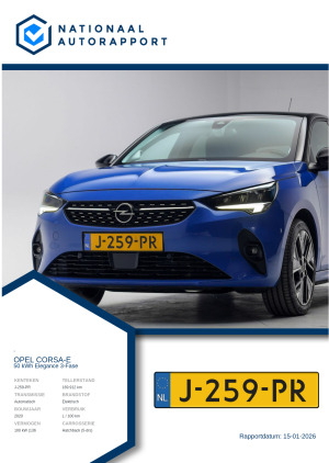 Afbeelding van het Nationaal Autorapport