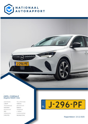 Afbeelding van het Nationaal Autorapport