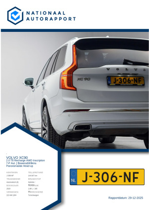 Afbeelding van het Nationaal Autorapport