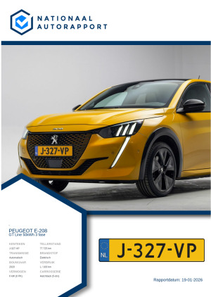 Afbeelding van het Nationaal Autorapport