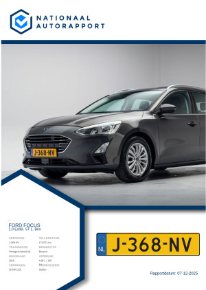 Afbeelding van het Nationaal Autorapport