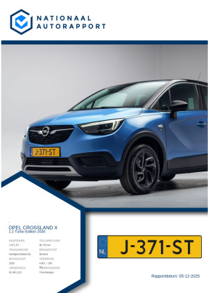 Afbeelding van het Nationaal Autorapport