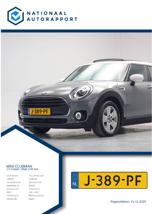 Afbeelding van het Nationaal Autorapport