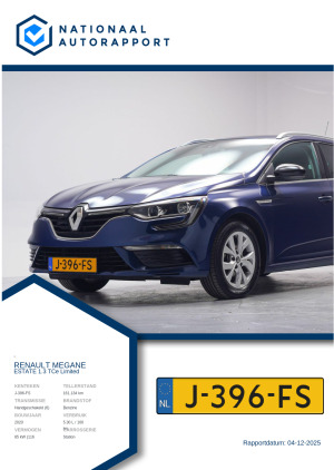 Afbeelding van het Nationaal Autorapport