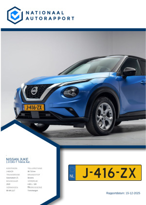 Afbeelding van het Nationaal Autorapport