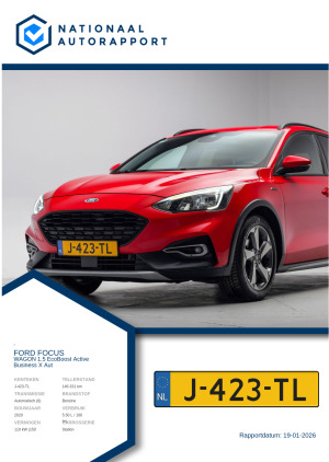 Afbeelding van het Nationaal Autorapport