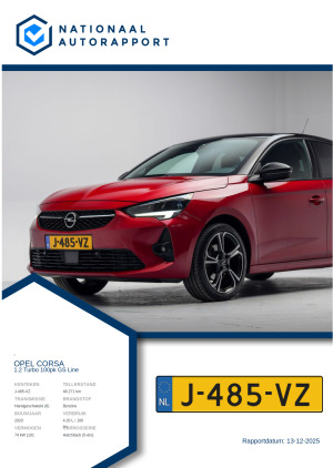 Afbeelding van het Nationaal Autorapport