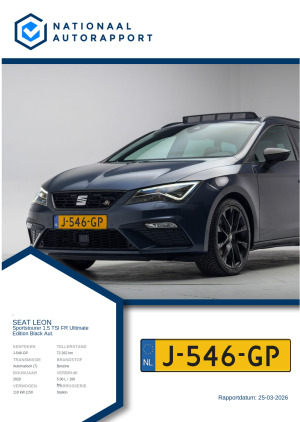 Afbeelding van het Nationaal Autorapport