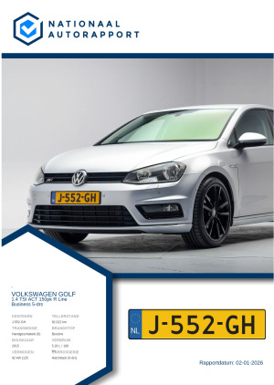 Afbeelding van het Nationaal Autorapport