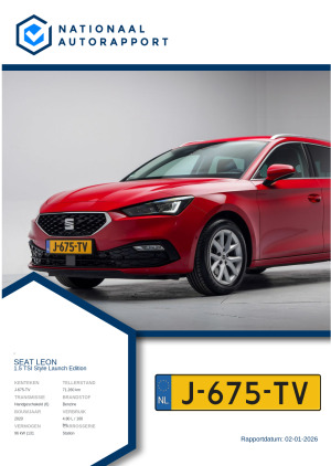 Afbeelding van het Nationaal Autorapport