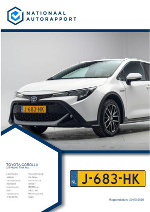 Afbeelding van het Nationaal Autorapport