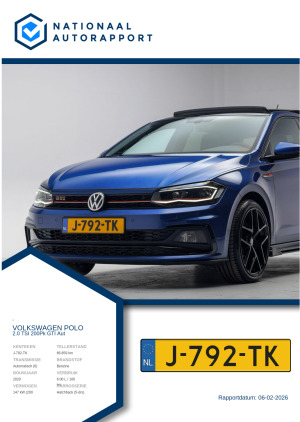 Afbeelding van het Nationaal Autorapport