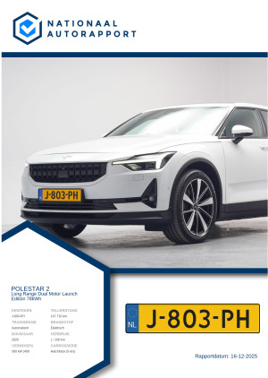 Afbeelding van het Nationaal Autorapport