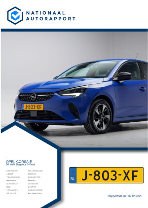 Afbeelding van het Nationaal Autorapport