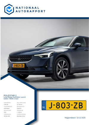 Afbeelding van het Nationaal Autorapport