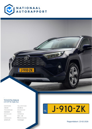 Afbeelding van het Nationaal Autorapport