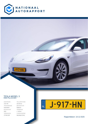 Afbeelding van het Nationaal Autorapport