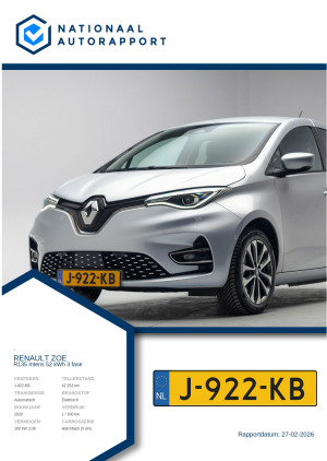 Afbeelding van het Nationaal Autorapport