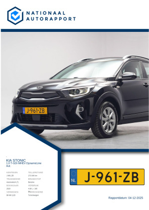 Afbeelding van het Nationaal Autorapport