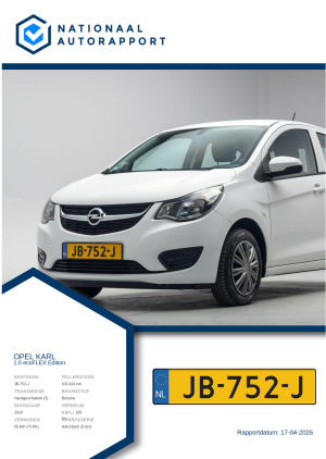 Afbeelding van het Nationaal Autorapport