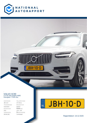 Afbeelding van het Nationaal Autorapport