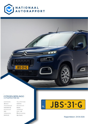 Afbeelding van het Nationaal Autorapport