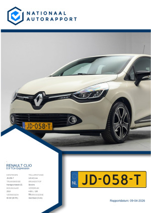 Afbeelding van het Nationaal Autorapport