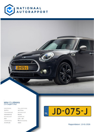 Afbeelding van het Nationaal Autorapport