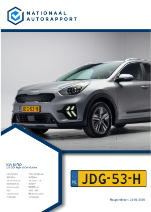 Afbeelding van het Nationaal Autorapport