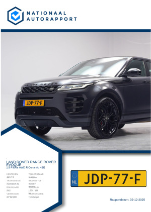 Afbeelding van het Nationaal Autorapport